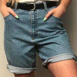 90s High Rise Denim Shorts
